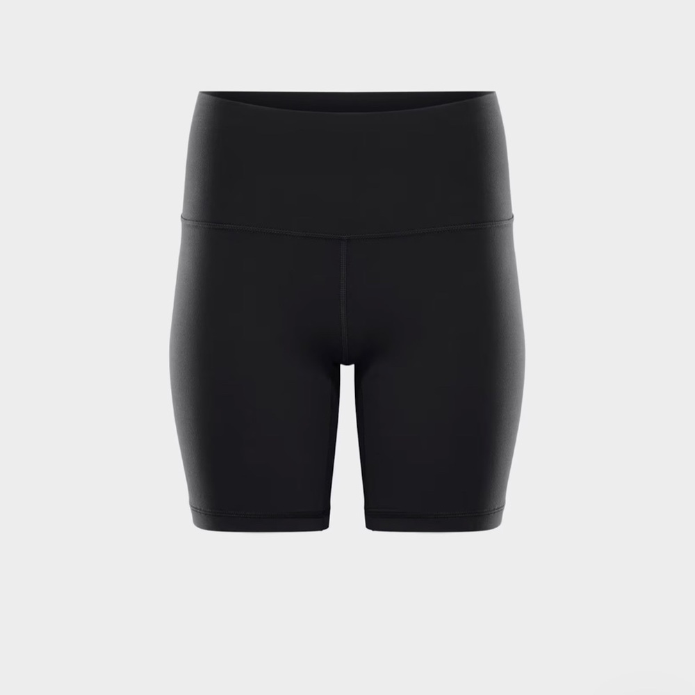 TNA Black High-Rise Bike Shorts (worn once)